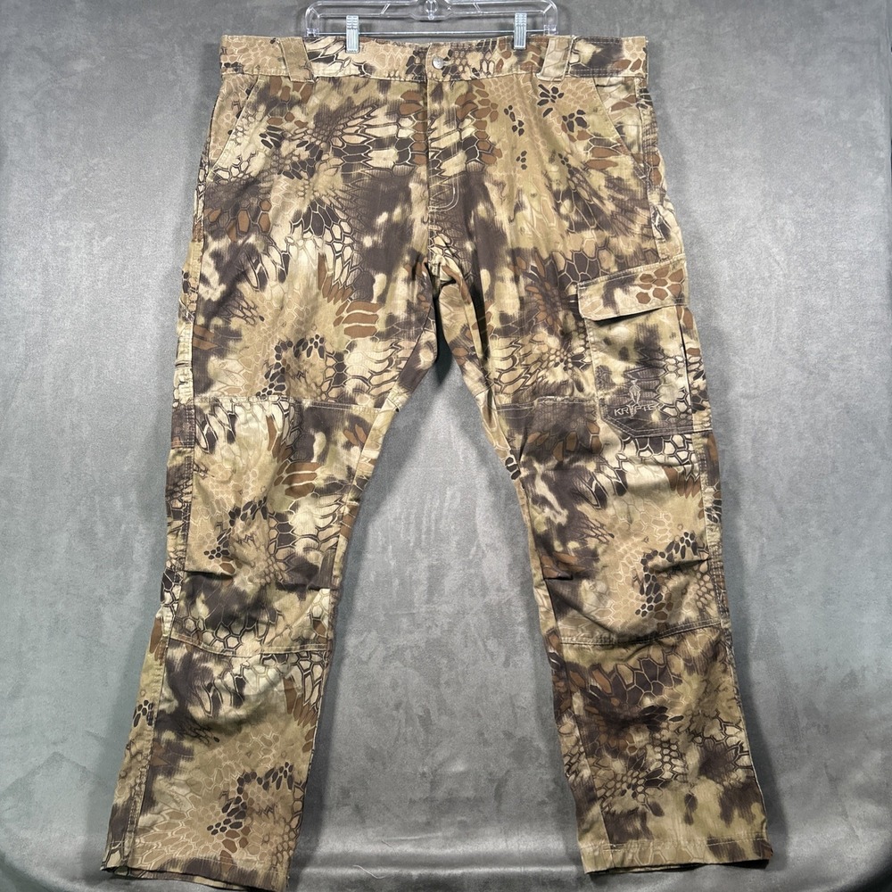 Kryptek Stalker Pants Highlander Camo Double Knee Hunting 3XL Measures 47x34